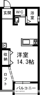 サライ萩丘【201号室】の間取り