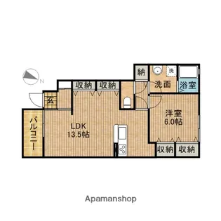 ローズコートT【1階】の間取り