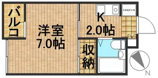レインボープラザ【1階】の間取り