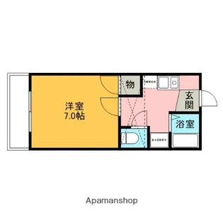 ピュアコートⅡ【201号室】の間取り