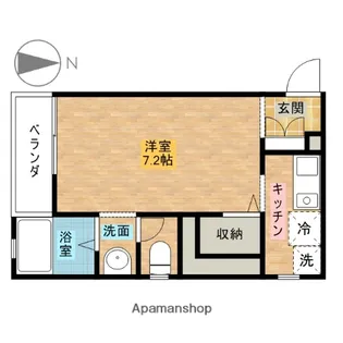 さくらハイツ新津【1階】の間取り