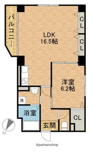 ソルトシティ浜松【8階】の間取り
