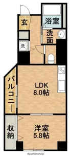 ソルトシティ浜松【5階】の間取り