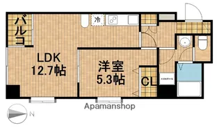 LAUREL COURT 田町(ローレルコート田町)【202号室】の間取り