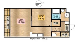 レフィナード【1階】の間取り