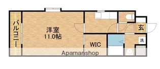 コートリー【403号室】の間取り
