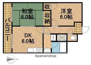 シーガル海老塚マンション【4階】の間取り