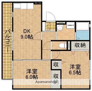 アネーロST【3階】の間取り