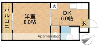 キャッスル・バンブー【3階】の間取り