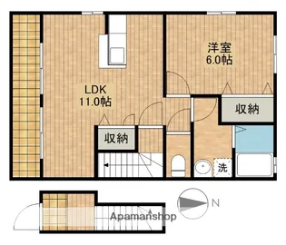 アネックスA【2階】の間取り