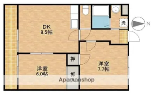 プルミエ【301号室】の間取り