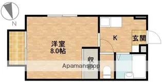 ハイツ航【2階】の間取り