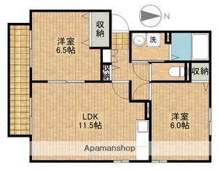 セジュールMOE B【201号室】の間取り