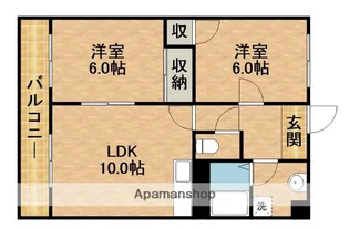 ヴィーブル宮の森 南棟【3階】の間取り