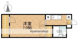 パラシオ萩丘【2階】の間取り