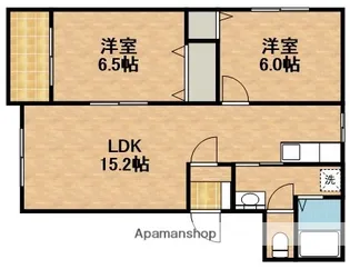 ピュアライフみをつくし【2階】の間取り