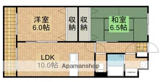 パルティール【1階】の間取り