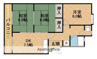 エクシード中沢【2階】の間取り