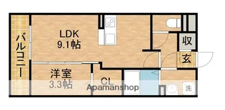 プリマテラッセ【2階】の間取り