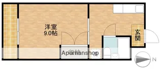 サンバードⅠ【3階】の間取り