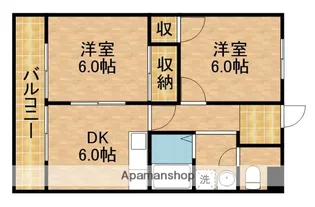 サンシャルム佐藤町【1階】の間取り