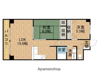 日神パレステージ浜松【3階】の間取り