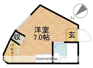 カーサ八幡【301号室】の間取り