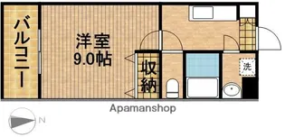 ブリアール【4階】の間取り