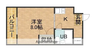 レジデンス曳馬Ⅲ【2階】の間取り
