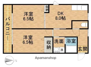 アンセリアA【1階】の間取り