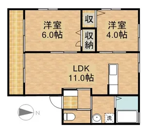 グランドソレーユ【2階】の間取り