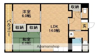 プレジール・メゾン【2階】の間取り
