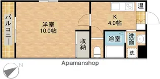 アラモードⅠ【101号室】の間取り