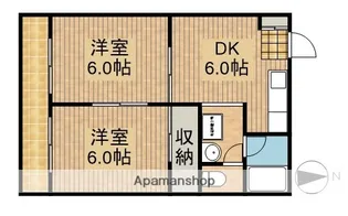 マンションヤマダA【3階】の間取り