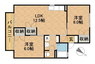 アプト・S B【2階】の間取り