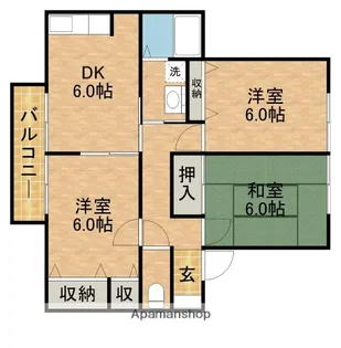 カサグランデ【2階】の間取り