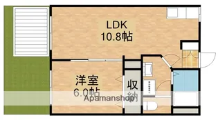 メイクリマールA【102号室】の間取り