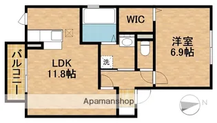 PLAISIR(プレジール)【1階】の間取り