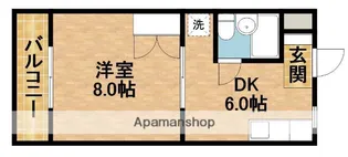 静岡県菊川市西方【マンション】の間取り