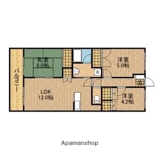 静岡県焼津市石津港町【マンション】の間取り