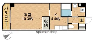 グレイス第8マンション【6階】の間取り