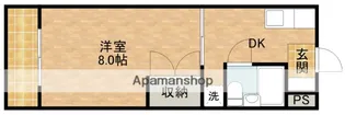 サンパレス木下【1階】の間取り