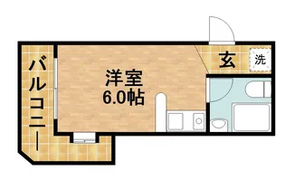 カレッジタウンウィング【415号室】の間取り