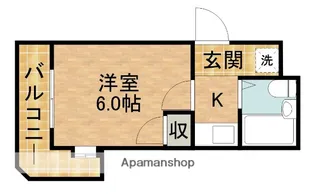 カレッジタウンウィング【3階】の間取り