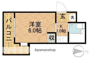 カレッジタウンウィング【2階】の間取り