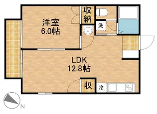 ドミール葵【103号室】の間取り