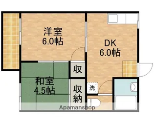 フォーブル高丘【201号室】の間取り