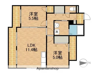 ピエールフェローニ【1階】の間取り