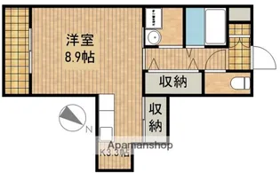 1Kの間取り画像