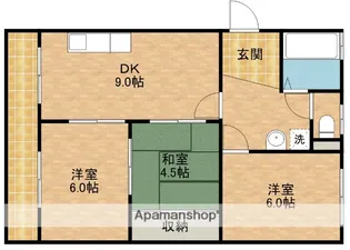 柳田マンション【303号室】の間取り